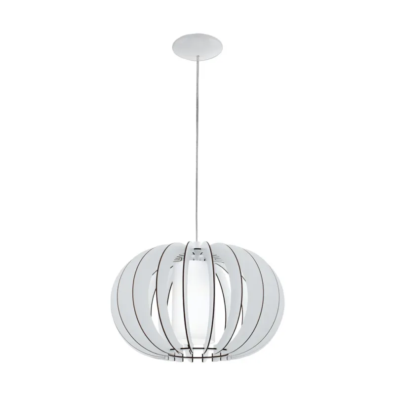 Pendul Eglo Stellato 2 95606, E27 1X60W Ø400Mm, Alb