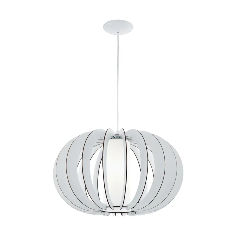 Pendul Eglo Stellato 2 95607, E27 1X60W Ø500Mm, Alb