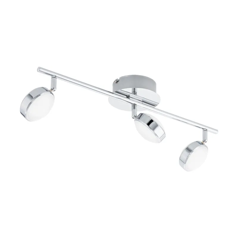 Plafoniera Eglo Salto 95631, Led 3X5.4W 1920Lm 3000K, Otel, Satinat