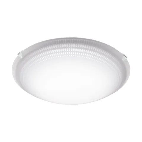 Plafoniera Eglo Magitta 1 95672, Led 11W 950Lm 3000K Ø250Mm, Sticla, Alb
