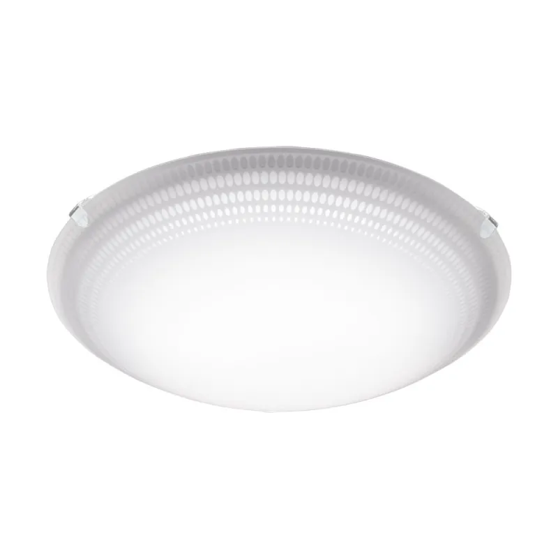 Plafoniera Eglo Magitta 1 95672, Led 11W 950Lm 3000K Ø250Mm, Sticla, Alb