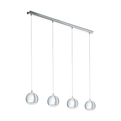 Suspensie Eglo Conessa 95912, Gu10 4X3.3W, Otel, Transparent