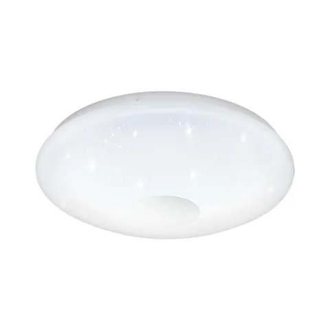 Plafoniera Eglo Voltago 2 95972, Led 20W 2500Lm 2700-6500K Ø380Mm, Efect De Cristal, Alb
