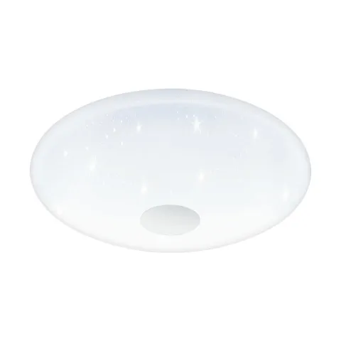 Plafoniera Eglo Voltago 2 95973, Led 30W 3500Lm 2700-6500K Ø580Mm, Efect De Cristal, Alb