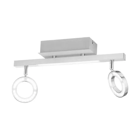 Plafoniera Eglo Cardillio 1 96179, Led;Led 2X3.2W;1X3.3W 1160Lm 3000K, Otel, Aluminiu, Satinat