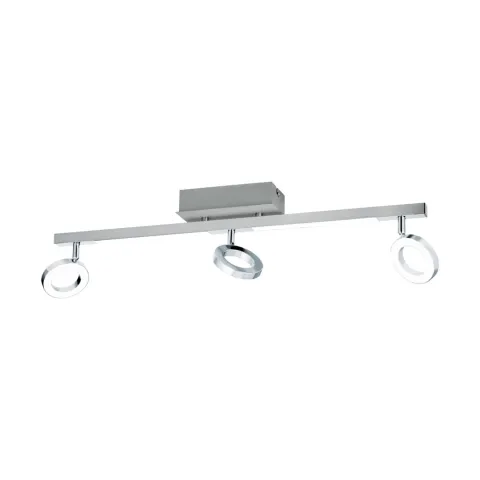 Plafoniera Eglo Cardillio 1 96181, Led;Led 3X3.2W;2X3.3W 1920Lm 3000K, Otel, Aluminiu, Satinat