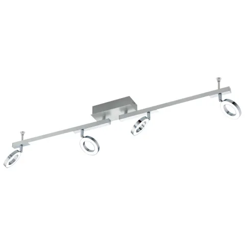 Plafoniera Eglo Cardillio 1 96182, Led;Led 4X3.2W;2X3.3W 2320Lm 3000K, Otel, Aluminiu, Satinat