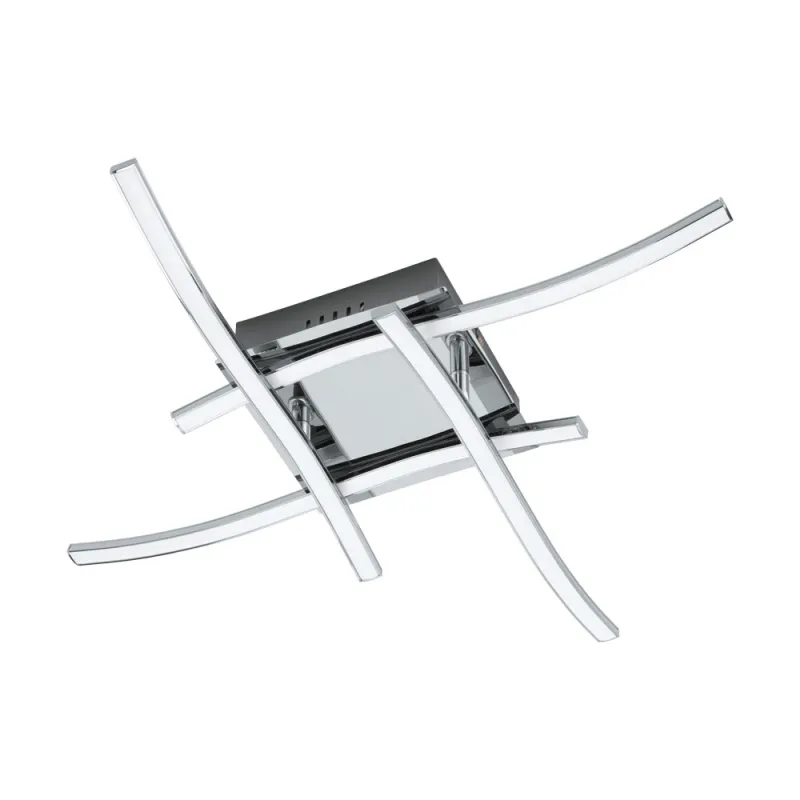 Plafoniera Eglo Valmora 96327, Led 4X5W 1880Lm 3000K, Aluminiu, Alb