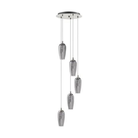 Suspensie Eglo Farsala 96345, G9 5X3W Ø350Mm, Sticla, Nichel Mat