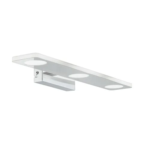 Aplica Baie Eglo Cabus 96937, Led 3X4.5W 1260Lm 3000K Ip44, Otel, Satinat