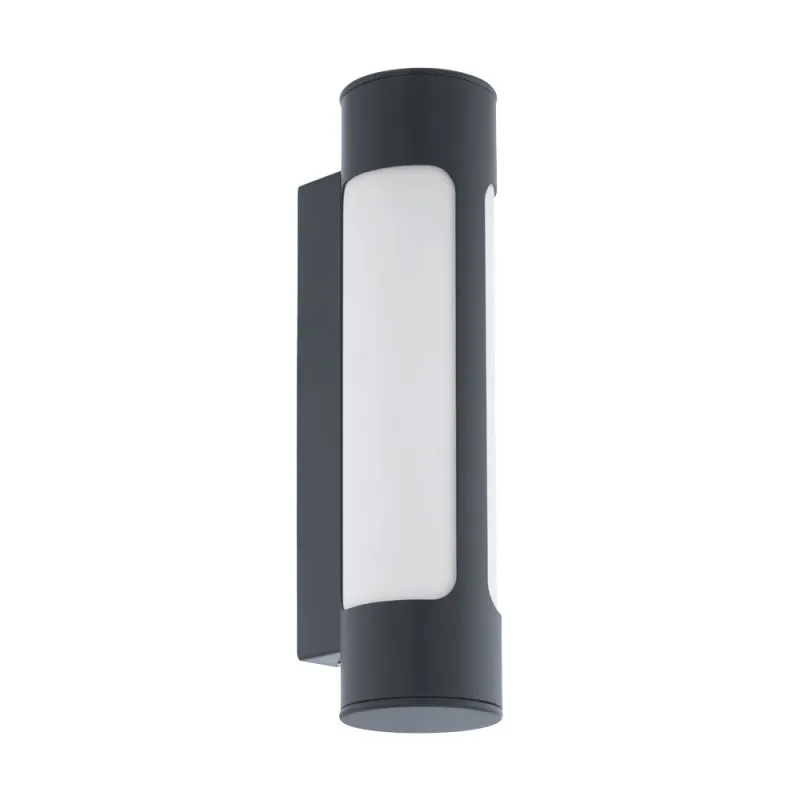 Aplica Exterior Eglo Tonego 97119, Led 2X6W 1000Lm 3000K Ip44, Otel Zincat, Alb