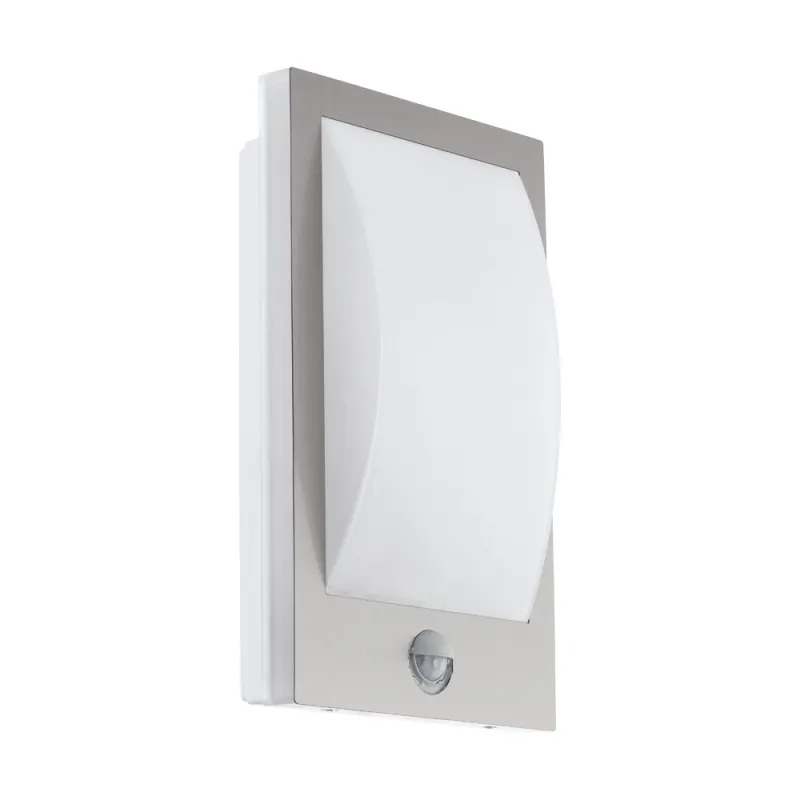 Aplica Exterior Eglo Verres 97238, E27 1X12W Ip44, Inox, Plastic, Alb
