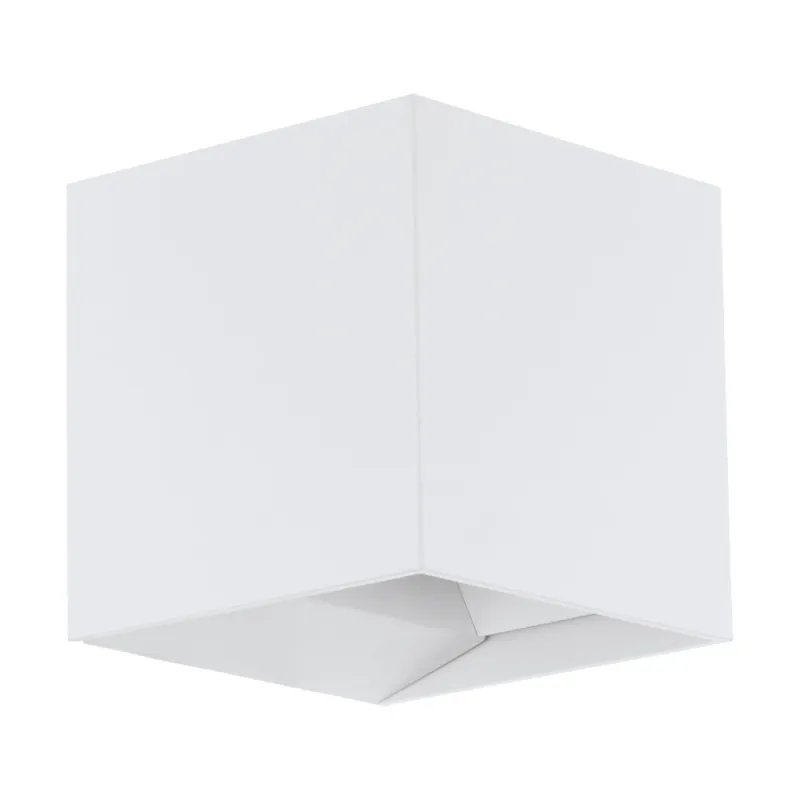 Aplica Exterior Eglo Calpino 97241, Led 2X3.3W 680Lm 3000K Ip54, Aluminiu Turnat, Alb