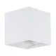 Aplica Exterior Eglo Calpino 97241, Led 2X3.3W 680Lm 3000K Ip54, Aluminiu Turnat, Alb