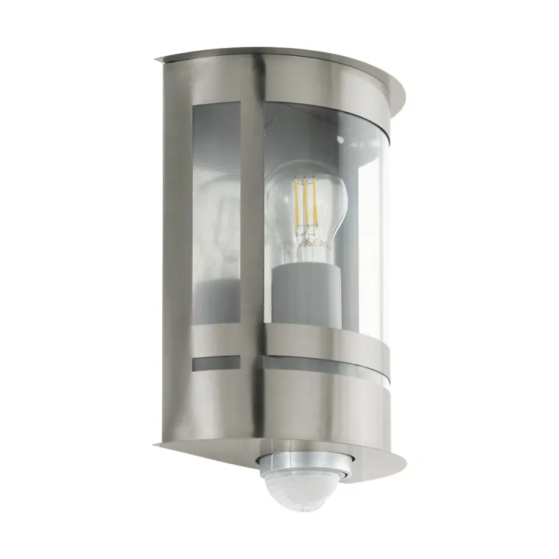 Aplica Exterior Eglo Tribano 97284, E27 1X60W Ip44, Otel Zincat, Transparent