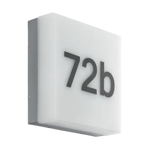 Aplica Exterior Eglo Cornale 97289, Led 1X8.2W 820Lm 3000K Ip44, Plastic, Alb