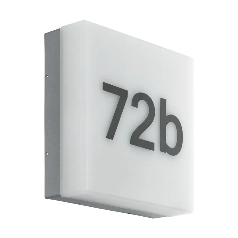 Aplica Exterior Eglo Cornale 97289, Led 1X8.2W 820Lm 3000K Ip44, Plastic, Alb