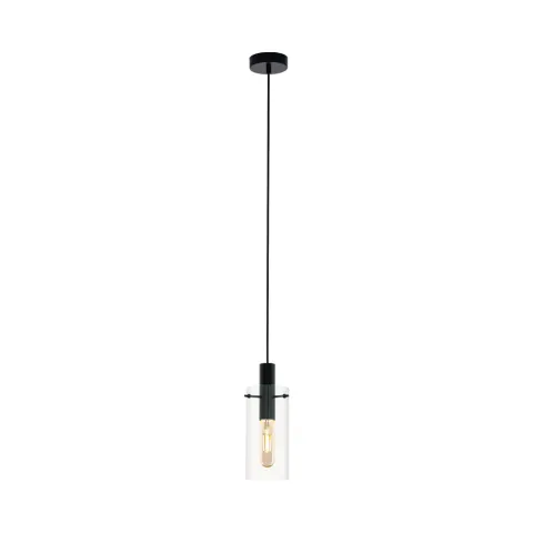 Pendul Eglo Montefino 97366, E27 1X60W Ø110Mm, Transparent