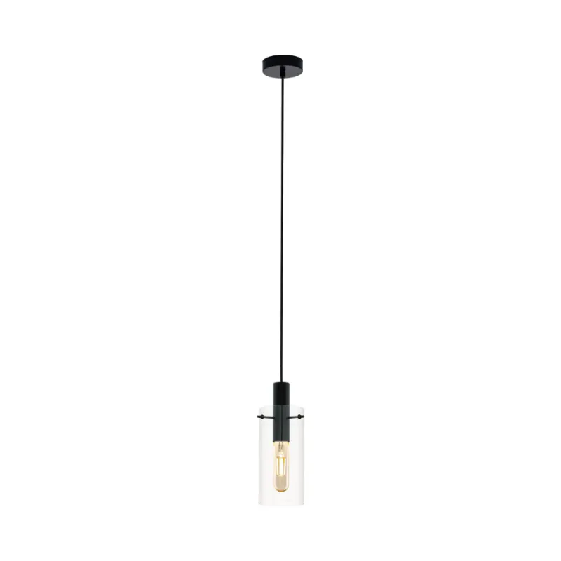Pendul Eglo Montefino 97366, E27 1X60W Ø110Mm, Transparent