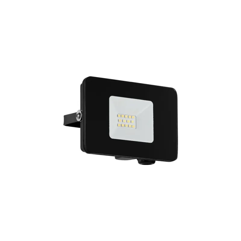 Proiector Exterior Eglo Faedo 3 97455, Led 10W 900Lm 5000K Ip65, Negru