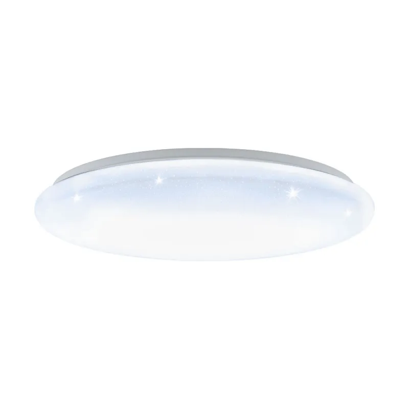 Plafoniera Eglo Giron-S 97541, Led 40W 4000Lm 3000K, 4000K, 5000K Ø570Mm, Efect De Cristal, Alb