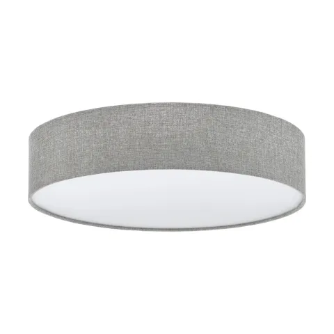 Plafoniera Eglo Pasteri 97613, E27 3X60W Ø570Mm, Textil, Gri, Alb