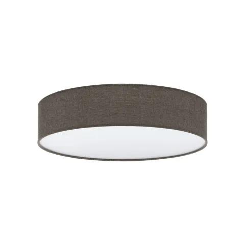 Plafoniera Eglo Pasteri 97614, E27 3X60W Ø570Mm, Textil, Maro, Alb