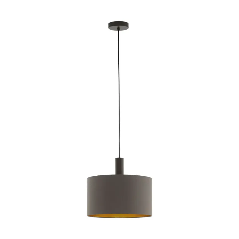 Pendul Eglo Concessa 1 97682, E27 1X60W Ø380Mm, Cappuccino, Auriu