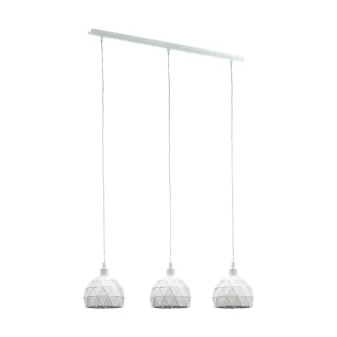 Suspensie Eglo Roccaforte 97857, E14 3X40W, Otel, Alb