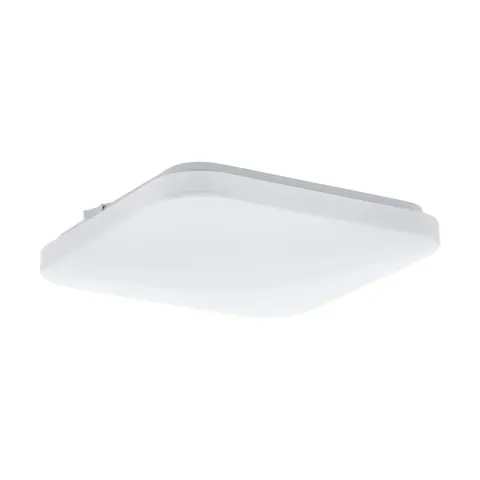 Plafoniera Eglo Frania 97874, Led 11.5W 1350Lm 3000K, Otel, Alb