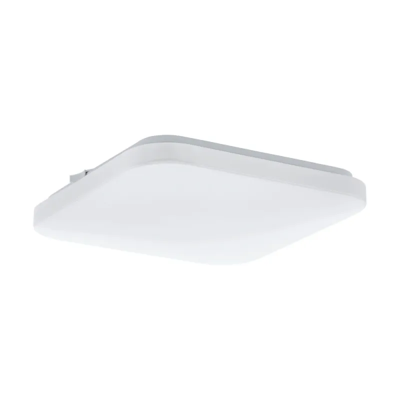 Plafoniera Eglo Frania 97874, Led 11.5W 1350Lm 3000K, Otel, Alb