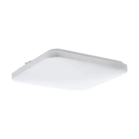 Plafoniera Eglo Frania 97875, Led 17.3W 2000Lm 3000K, Otel, Alb
