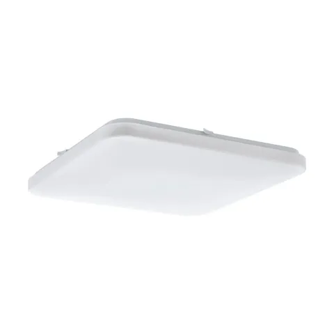 Plafoniera Eglo Frania 97876, Led 33.5W 3900Lm 3000K, Otel, Alb