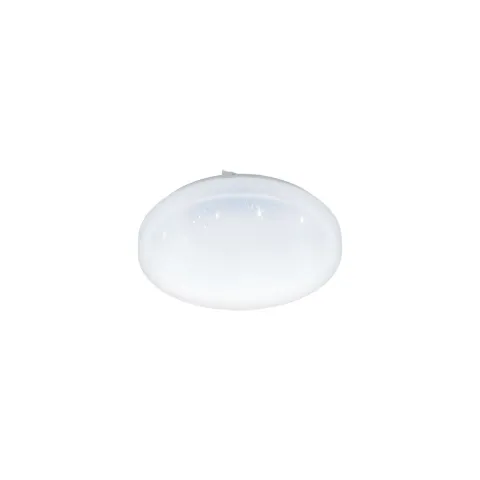 Plafoniera Eglo Frania-S 97877, Led 11.5W 1350Lm 3000K Ø280Mm, Efect De Cristal, Alb