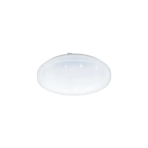 Plafoniera Eglo Frania-S 97878, Led 17.3W 2000Lm 3000K Ø330Mm, Efect De Cristal, Alb