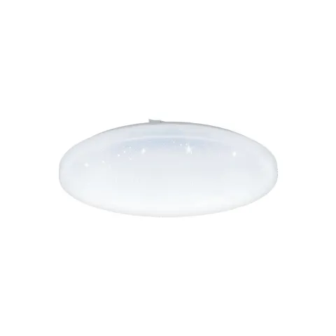 Plafoniera Eglo Frania-S 97879, Led 33.5W 3900Lm 3000K Ø430Mm, Efect De Cristal, Alb