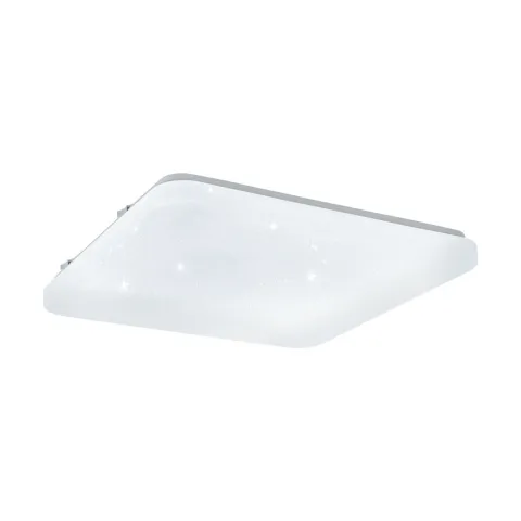 Plafoniera Eglo Frania-S 97882, Led 17.3W 2000Lm 3000K, Efect De Cristal, Alb