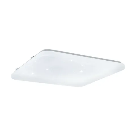 Plafoniera Eglo Frania-S 97883, Led 33.5W 3900Lm 3000K, Efect De Cristal, Alb