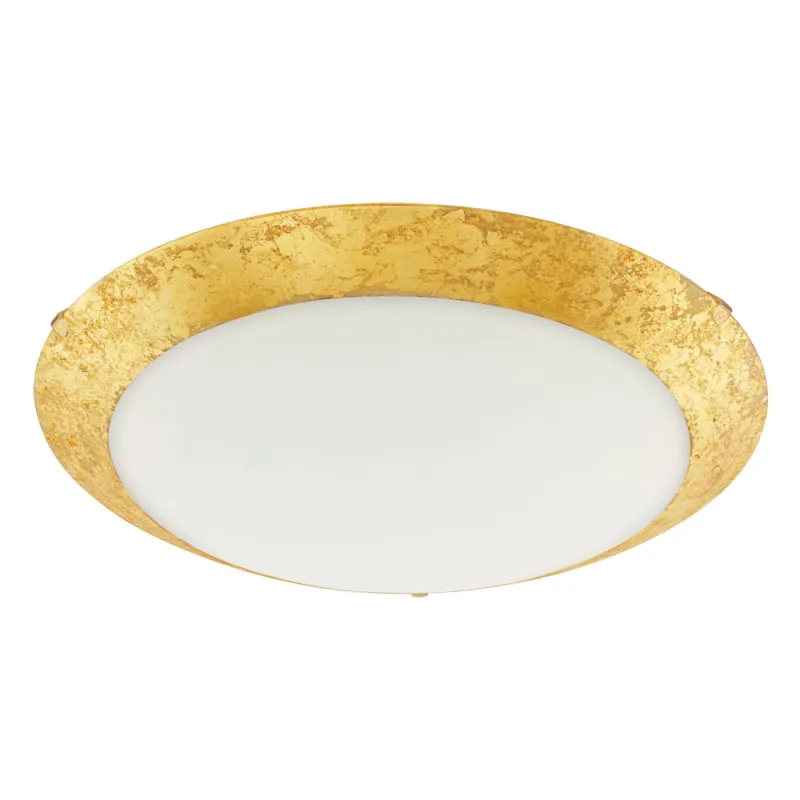 Plafoniera Eglo Montenovo 98023, Led 16W 1500Lm 3000K Ø395Mm, Sticla, Alb