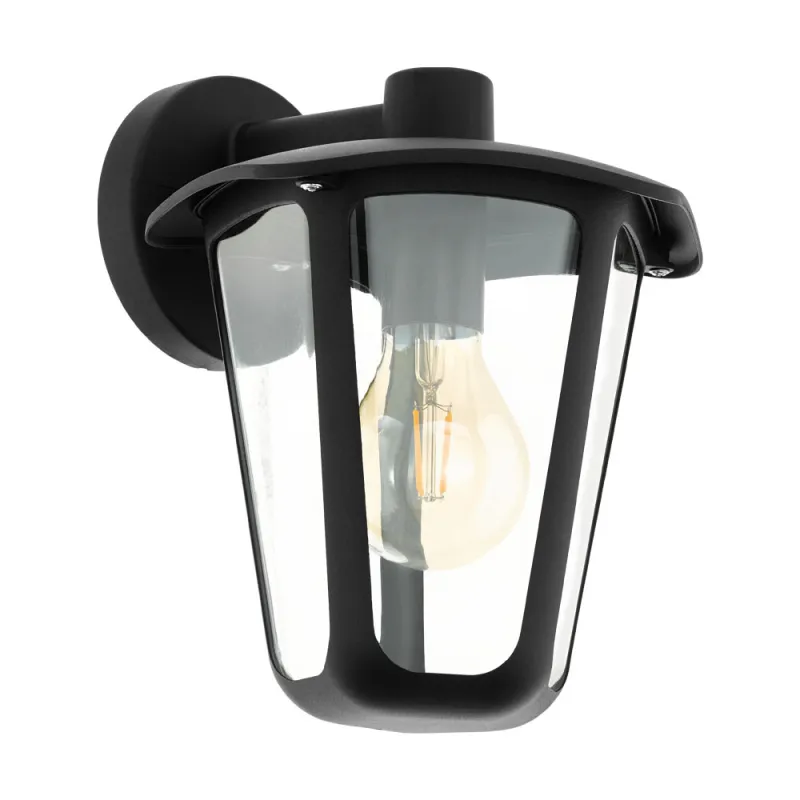 Aplica Exterior Eglo Monreale 98121, E27 1X60W Ip44, Aluminiu Turnat, Transparent