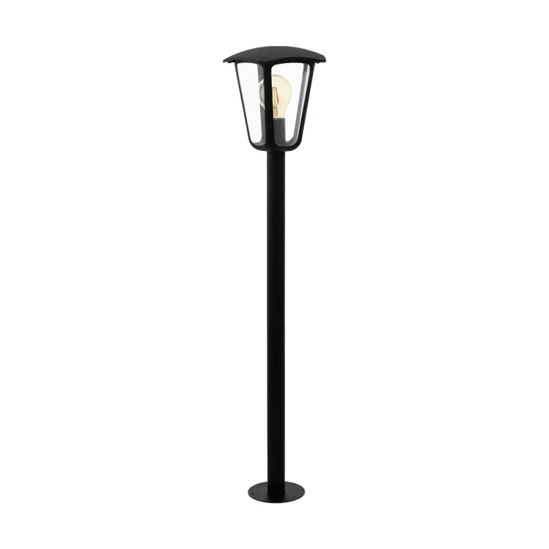Stalp Exterior Eglo Monreale 98123, E27 1X60W Ip44 Ø230Mm, Negru
