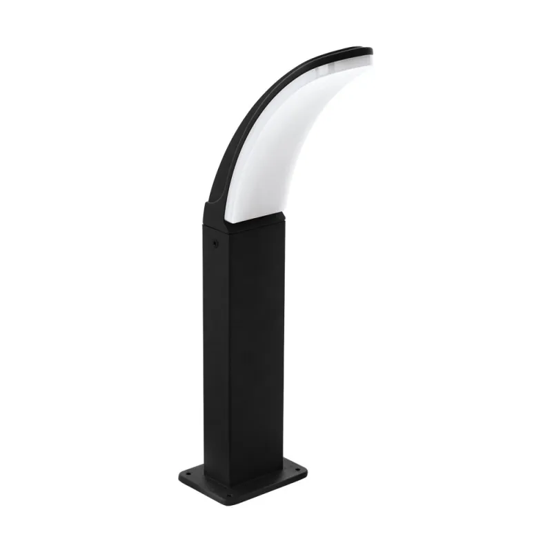 Stalp Exterior Eglo Fiumicino 98151, Led 1X11W 1300Lm 3000K Ip44, Negru