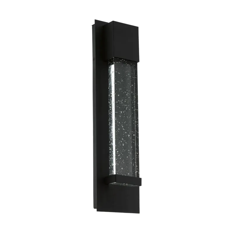 Aplica Exterior Eglo Villagrazia 98153, Led 2X3.3W 680Lm 3000K Ip44, Sticla, Negru