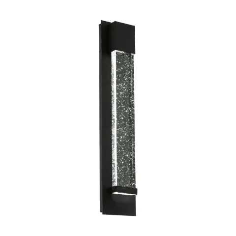 Aplica Exterior Eglo Villagrazia 98154, Led 2X3.3W 680Lm 3000K Ip44, Sticla, Negru