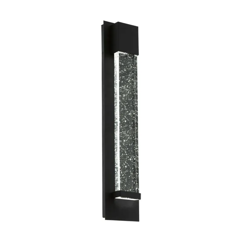 Aplica Exterior Eglo Villagrazia 98154, Led 2X3.3W 680Lm 3000K Ip44, Sticla, Negru