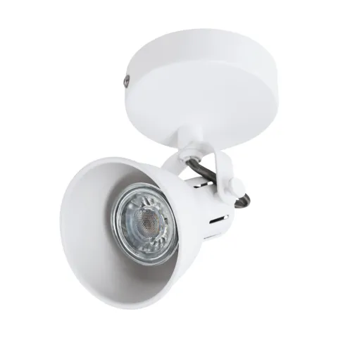Aplica Eglo Seras 1 98393, Gu10 1X3.3W Ø100Mm, Otel, Alb