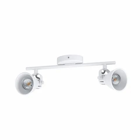 Plafoniera Eglo Seras 1 98394, Gu10 2X3.3W, Otel, Alb