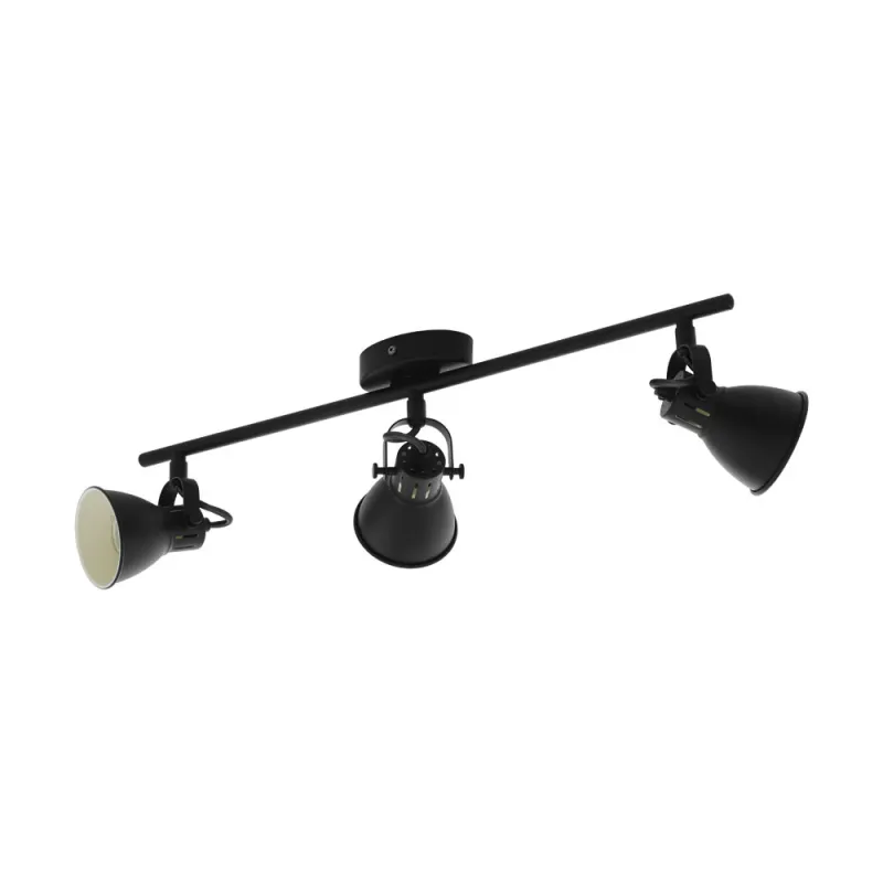 Plafoniera Eglo Seras 2 98399, Gu10 3X3.3W, Otel, Negru