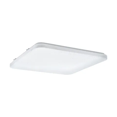 Plafoniera Eglo Frania-S 98449, Led 49.5W 5700Lm 3000K, Efect De Cristal, Alb