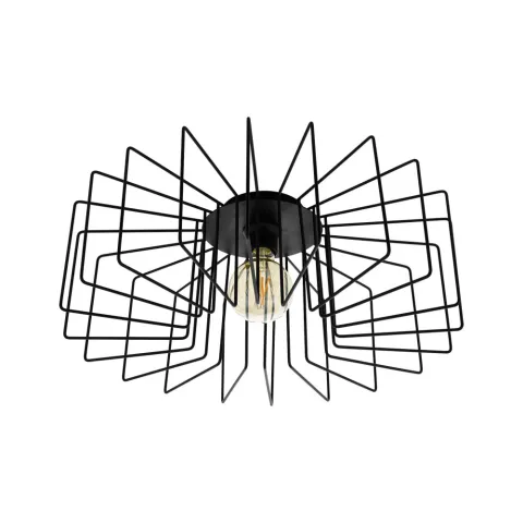 Plafoniera Eglo Tremedal 98507, E27 1X28W Ø560Mm, Otel, Negru